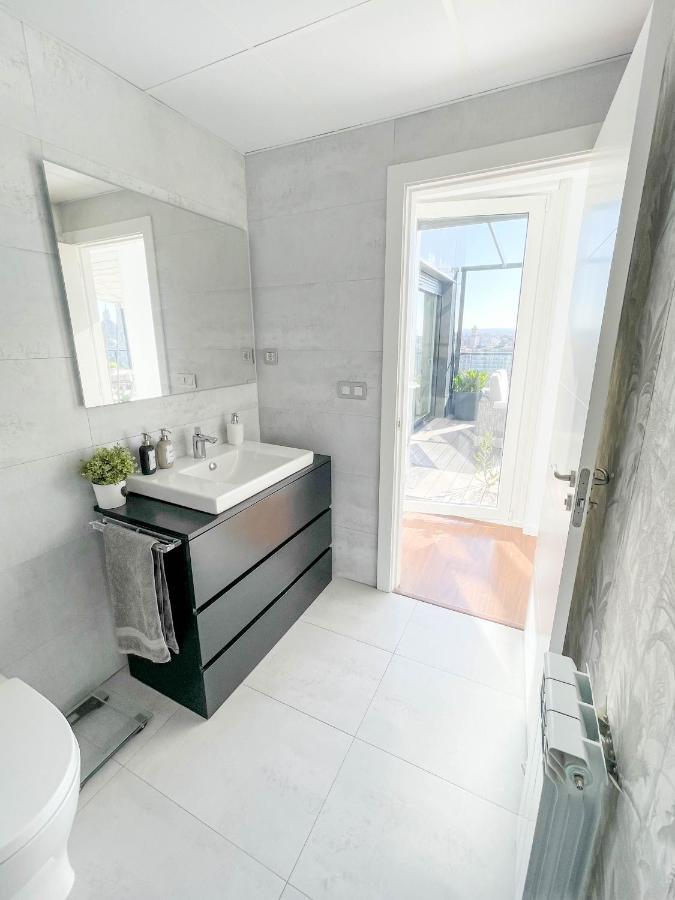 Ático mejores vistas al Pilar jacuzzi y garaje Saragoça Exterior foto